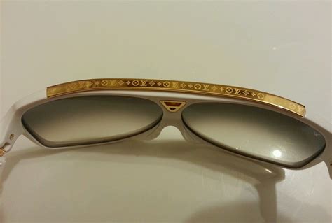 real vs fake lv glasses|false Louis Vuitton prints.